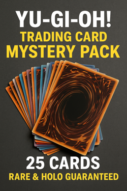 Yu-Gi-Oh! Trading Card Mystery Pack - 25 Cards | Rare & Holo Guaranteed - Image 1