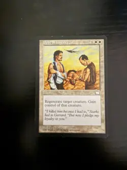 MTG Debt of Loyalty Card Weatherlight/White/Rare - Image 1