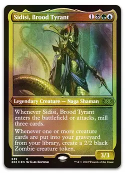 Sidisi, Brood Tyrant (Foil Etched) #539 (NM) Double Masters 2022 2X2 Magic MTG - Image 1