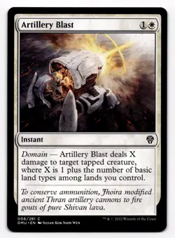 MTG Artillery Blast Dominaria United 006/281 Regular Magic the Gathering - Image 1