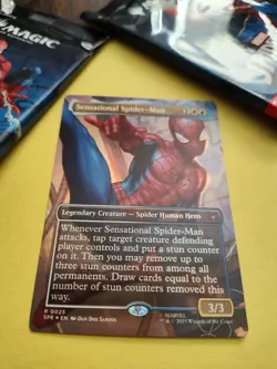 Sensational Spider-Man (Borderless) #25 (Foil) (NM) Spider-Man SPE Magic MTG - Image 1