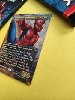 Sensational Spider-Man (Borderless) #25 (Foil) (NM) Spider-Man SPE Magic MTG - Image 3