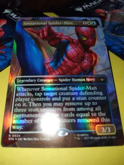 Sensational Spider-Man (Borderless) #25 (Foil) (NM) Spider-Man SPE Magic MTG - Image 5