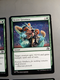 4X - MTG - MAGIC THE GATHERING MTG AETHERDRIFT BESTOW GREATNESS NM/M - Image 2