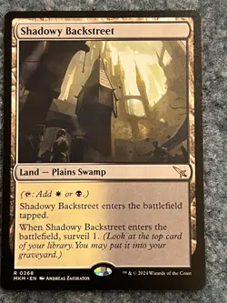 MTG Shadowy Backstreet 0268 Murders At Karlov Manor - Image 1