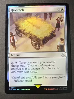 MAGIC, MTG: HAYSTACK /ACR /UNCOMMON #0005/ NM, FOIL, FINISH - Image 1