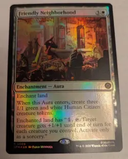 Friendly Neighborhood - MTG - Marvel Spider Man, Foil, NM - Image 1