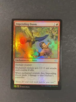 Impending Doom - Foil - Theros Beyond Death - Magic the Gathering - MTG - Foil - Image 1