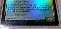 Eddie Brock 0055 Venom, Lethal Protector MTG Marvel's Spider-Man FOIL Fresh Pull - Image 4