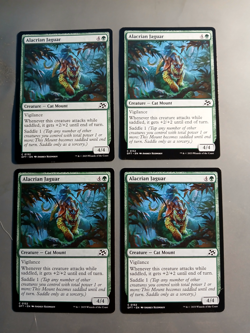 4X - MTG - MAGIC THE GATHERING MTG AETHERDRIFT ALACRIAN JAGUAR NM/M - Image 1