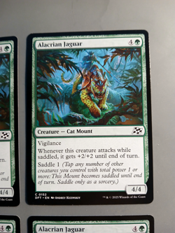 4X - MTG - MAGIC THE GATHERING MTG AETHERDRIFT ALACRIAN JAGUAR NM/M - Image 2