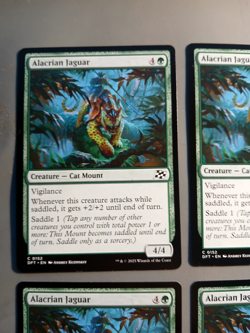 4X - MTG - MAGIC THE GATHERING MTG AETHERDRIFT ALACRIAN JAGUAR NM/M - Image 5