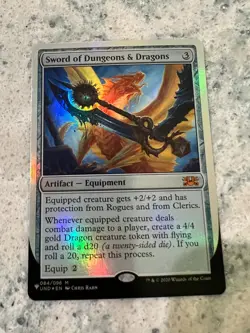 Sword of Dungeons & Dragons - The List Reprints - Foil - NM - Near Mint - MTG - Image 1