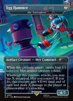 IN HAND - Egg Hammer ✨NON-FOIL✨ Secret Lair x Sonic - NM Magic MTG - Image 1