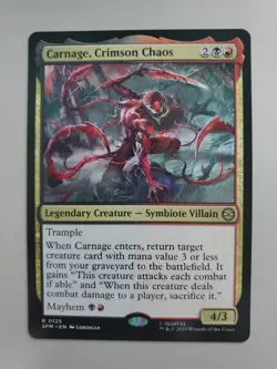 MTG Carnage, Crimson Chaos Marvel's Spider-Man Regular Rare - Image 1
