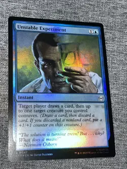 Magic The Gathering MTG Marvel EN SPM Foil C 0047 Unstable Experiment NM/M - Image 1
