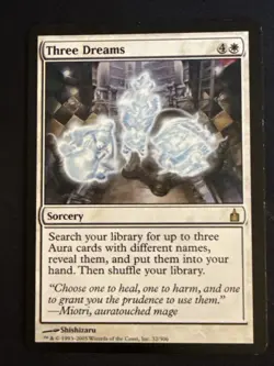 1x Three Dreams (32) Ravnica: City of Guilds LP MTG Magic the Gathering x1 MKE - Image 1
