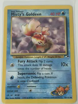 Pokemon Gym Heroes Misty's Goldeen 85/132 - Image 1