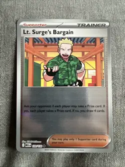 Lt. Surge's Bargain (Reverse Holo) 120/132 - Mega Evolution - Pokemon TCG - Image 1
