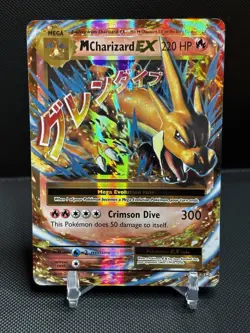 M Charizard EX 13/108 Pokemon XY Evolutions Holo Rare Mega English NM - Image 1
