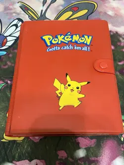 Pokemon Binder And Cards - 70 Cards, Varying Rarity,Condition, Sets And Language - Image 1