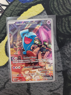Team Rocket's Wobbuffet SVP 203 Pokemon Center Exclusive Promo - Image 1