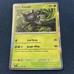 NM Zarude 011/191 SSP EN Holo Rare Pokemon Surging Sparks 2024 - Image 1