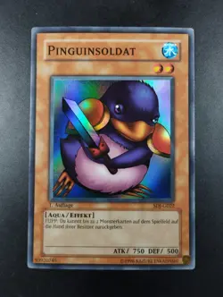 YUGIOH 2003 | PENGUIN SOLDIER | SDJ-G022 | 1ST EDT | GERMAN | VERY GOOD (MP) - Image 1