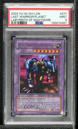 The Last Warrior from Another Planet Unlimited YuGiOh Labyrinth of Nightmare - Image 1