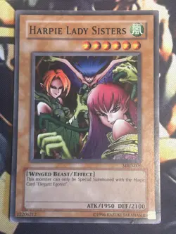 Yugioh: Harpie Lady Sisters - MRD-009 - Super Rare - Unlimited - HP - Image 1