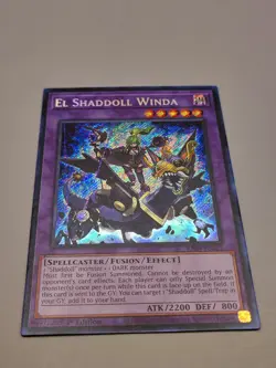 Yugioh! El Shaddoll Winda - RA04-EN052 - Secret Rare - 1st Edition Near Mint NM - Image 1