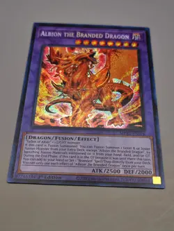 Albion The Branded Dragon Prismatic Secret Rare MP22-EN076 Yugioh - Image 1