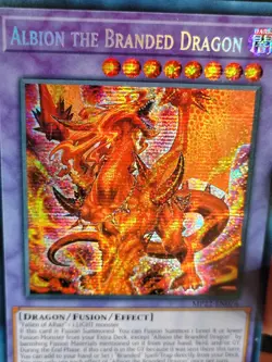 Albion The Branded Dragon Prismatic Secret Rare MP22-EN076 Yugioh - Image 3