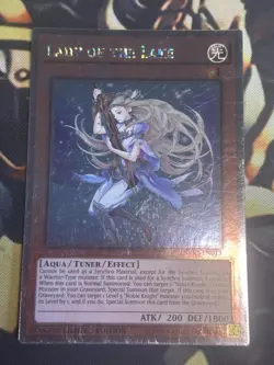 Yugioh: Lady Of The Lake - NKRT-EN013 - Platinum Rare - Limited Edition - LP - Image 1