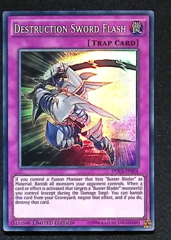 Destruction Sword Flash - DOCS-ENSE4 - Super Rare - Limited Edition - Yugioh - Image 1