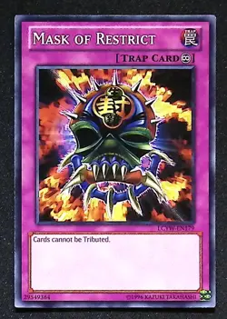 Mask of Restrict - LCYW-EN179 - Common - Yugioh - Image 1