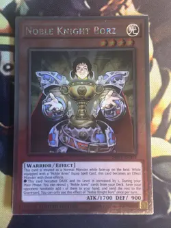 Yugioh: Noble Knight Borz - NKRT-EN009 - Platinum Rare - Limited Edition - NM - Image 1