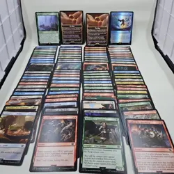 MTG Lord of the Rings Lot Of 95 Common, Uncommon, And Rare Cards Nm - Image 1