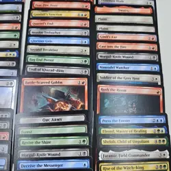 MTG Lord of the Rings Lot Of 95 Common, Uncommon, And Rare Cards Nm - Image 4