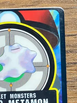 Pokemon Sealdass Sticker Card Ditto No.132 Bandai Pocket Monsters 1997 Japan - Image 4