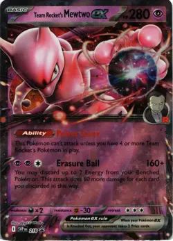 SV: Scarlet & Violet Promo Cards #216 Team Rocket's Mewtwo ex - Image 1