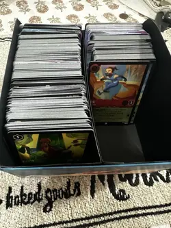 Disney Lorcana Bulk Lot ~500 Cards + Storage Box | Mixed Sets Rares - Image 1