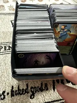 Disney Lorcana Bulk Lot ~500 Cards + Storage Box | Mixed Sets Rares - Image 2