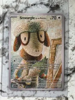 Smeargle as a Painter Pokemon x Van Gogh Fan Art Custom ACG Card - Image 1