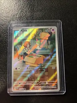 Pokemon TCG Ralts Scarlet & Violet Base Set Holo Illustration Card 211/198 - Image 1