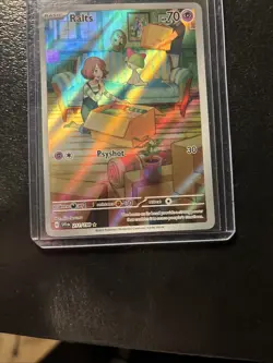 Pokemon TCG Ralts Scarlet & Violet Base Set Holo Illustration Card 211/198 - Image 4