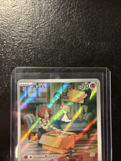 Pokemon TCG Ralts Scarlet & Violet Base Set Holo Illustration Card 211/198 - Image 5