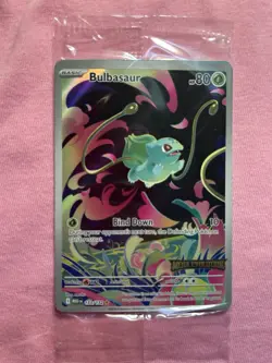 Pokemon Card Bulbasaur 133/132 - Mega Evolution Stamped Promo Sealed - Image 1