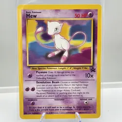 Mew Movie Promo 8 Pokemon Card NM TCG - Image 1