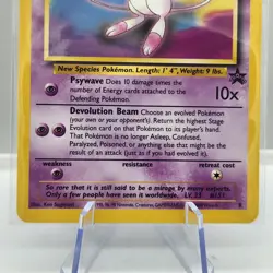 Mew Movie Promo 8 Pokemon Card NM TCG - Image 3